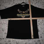3XL - Vintage Y2K Harley-davidson harley cafe las vegas - Black - 3XL