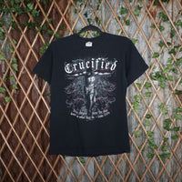 Vintage Y2K American Vintage jesus tee crucified grunge - Black