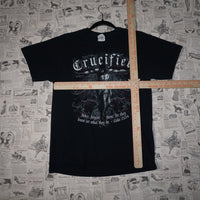 Vintage Y2K American Vintage jesus tee crucified grunge - Black
