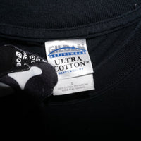 large - Vintage Y2K American Vintage you right remain stupid - Black - L