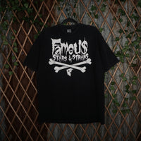 XL - Vintage Y2K Famous Stars And Straps bone skeleton - Black - XL