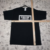 large - Vintage Y2K American Vintage you right remain stupid - Black - L