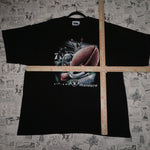 XL - Vintage Y2K Nfl oakland raiders football emblem - Black - XL