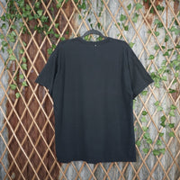 XL - Vintage Y2K Warner Bros superman license flame logo - Black - XL