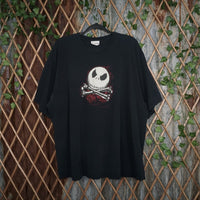 double xlarge - Vintage Y2K Disneyland Black Cotton graphic - XXL