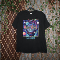 large - Vintage Y2K Hard Rock Cafe Black Cotton early 90s - L