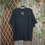 double xlarge - Vintage Y2K Disneyland Black Cotton graphic - XXL