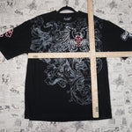 medium - Vintage Y2K Sacred Cult jumbo graphic grunge - Black - M