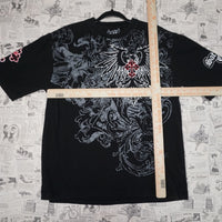 medium - Vintage Y2K Sacred Cult jumbo graphic grunge - Black - M