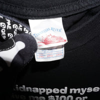XXL - Vintage Y2K American Vintage kidnapped myself give me - Black - XXL