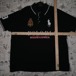 3XL - Vintage Y2K Polo Ralph Lauren big pony crest - Black - 3XL