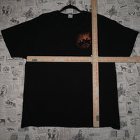 XL - Vintage Y2K Harley-davidson harley davidson front back - Black - XL