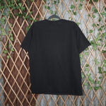 Vintage Y2K Atonement brand cross graphic grunge skull logo - Black