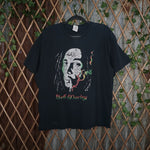 XL - Vintage Y2K American Vintage bob marley faded smoking - Black - XL