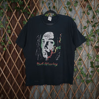 XL - Vintage Y2K American Vintage bob marley faded smoking - Black - XL