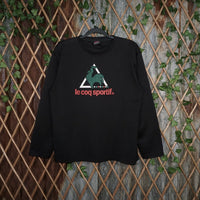 L - Vintage Y2K Le Coq Sportif french long - Black - L