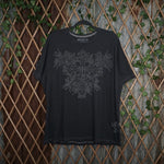 XL - Vintage Y2K Notw not world jesus peace grunge cross - Gray - XL