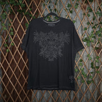 XL - Vintage Y2K Notw not world jesus peace grunge cross - Gray - XL