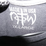 XL - Vintage Y2K Notw not world jesus peace grunge cross - Gray - XL