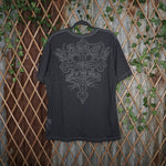 XL - Vintage Y2K Notw not world jesus peace grunge cross - Gray - XL