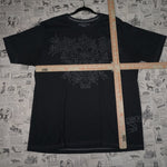 XL - Vintage Y2K Notw not world jesus peace grunge cross - Gray - XL
