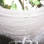XL - Vintage Y2K American Vintage grey grunge aop mal goth - Gray - XL