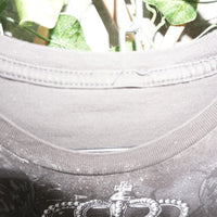 XL - Vintage Y2K American Vintage grey grunge aop mal goth - Gray - XL