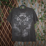XL - Vintage Y2K American Vintage grey grunge aop mal goth - Gray - XL