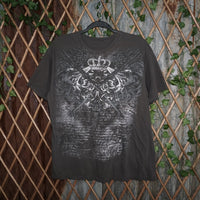XL - Vintage Y2K American Vintage grey grunge aop mal goth - Gray - XL
