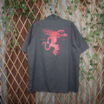 XL - Vintage Y2K Dickies fireball cinnamon whiskey button - Gray - XL