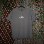 Large - Vintage Y2K Quiksilver quicksilver front back hit - Gray - L