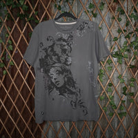 XL - Vintage Y2K Marc Ecko girl laying down eagle grunge - Gray - XL