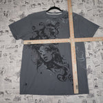 XL - Vintage Y2K Marc Ecko girl laying down eagle grunge - Gray - XL