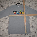 Small - Vintage Y2K Disney mickey donald goofy pluto long - Gray - S