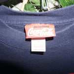 XL - Vintage Y2K Coca-cola coca cola promo soda - Blue - XL