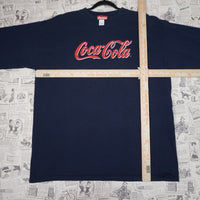 XL - Vintage Y2K Coca-cola coca cola promo soda - Blue - XL