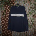 medium - Vintage Y2K Nike embroidered stripe long - Blue - M