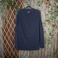 medium - Vintage Y2K Nike embroidered stripe long - Blue - M
