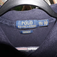 XXL - Vintage Y2K Polo Ralph Lauren big pony embroidered - Blue - XXL