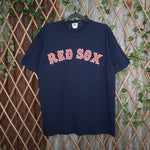 large - Vintage Y2K Russell Athletic red sox boston mlb - Blue - L