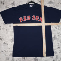 large - Vintage Y2K Russell Athletic red sox boston mlb - Blue - L