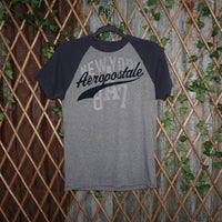 XS - Vintage Y2K Aeropostale two tone baseball - Gray - XS
