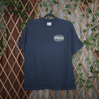 large - Vintage Y2K American Vintage survivor tv show africa - Blue - L