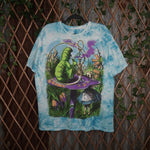 XXL - Vintage Y2K Liquid Blue alison wonderland style big - XXL