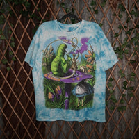 XXL - Vintage Y2K Liquid Blue alison wonderland style big - XXL