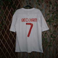 large - Vintage Y2K Umbro ambro david beckham uk british - White - L