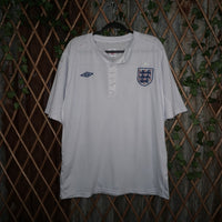 large - Vintage Y2K Umbro ambro david beckham uk british - White - L