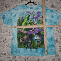 XXL - Vintage Y2K Liquid Blue alison wonderland style big - XXL