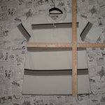 medium - Vintage Y2K Anchor Blue polo striped shirt - Beige - M