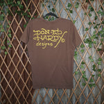 large - Vintage Y2K At Hardy eagle ed hardy tattoo shirt - Brown - L